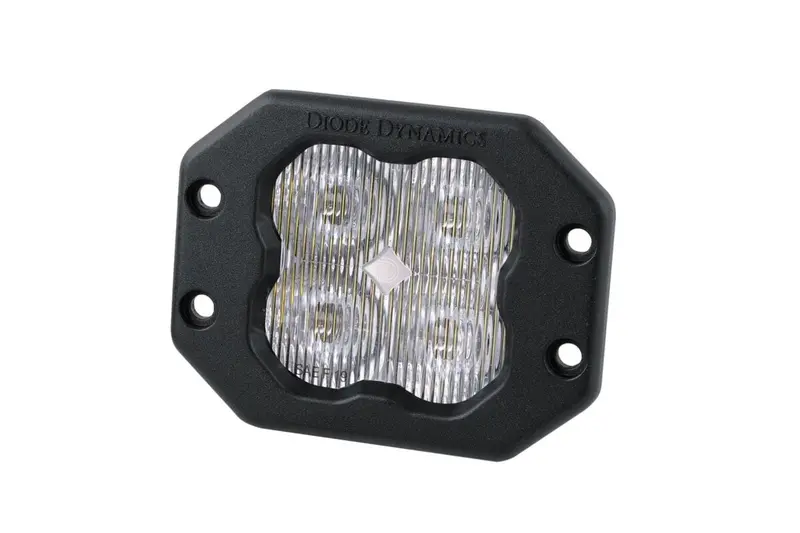 Diode Dynamics Stage Series 3” Sae/Dot White Sport Flush Mount Led Pod - Single 10