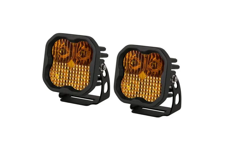 Diode Dynamics Stage Series 3” Sae Yellow Max Led Pod - Pair 3