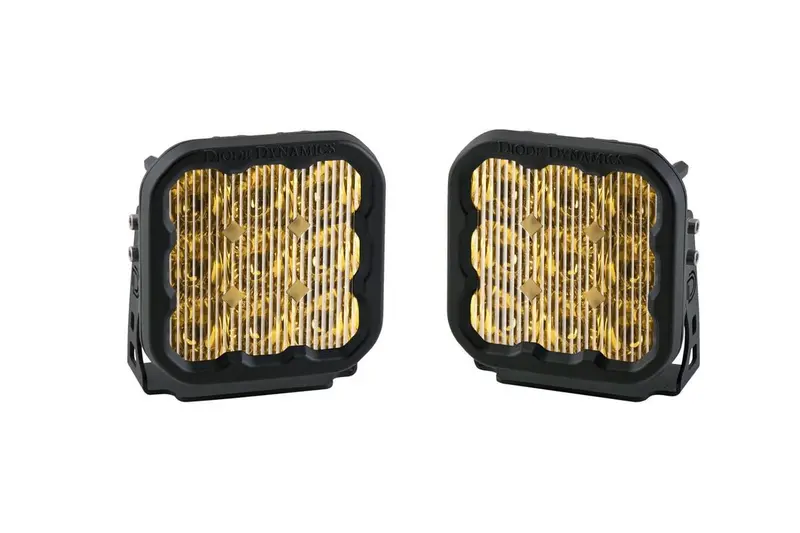 Diode Dynamics Stage Series 5” Yellow Sport Led Pod - Pair 4