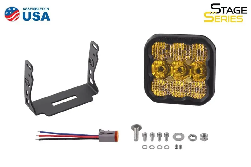 Diode Dynamics Stage Series 5” Yellow Sport Led Pod - Single 1