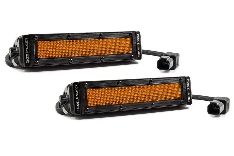 Diode Dynamics Stage Series 6” Sae Amber Light Bar - Pair 1