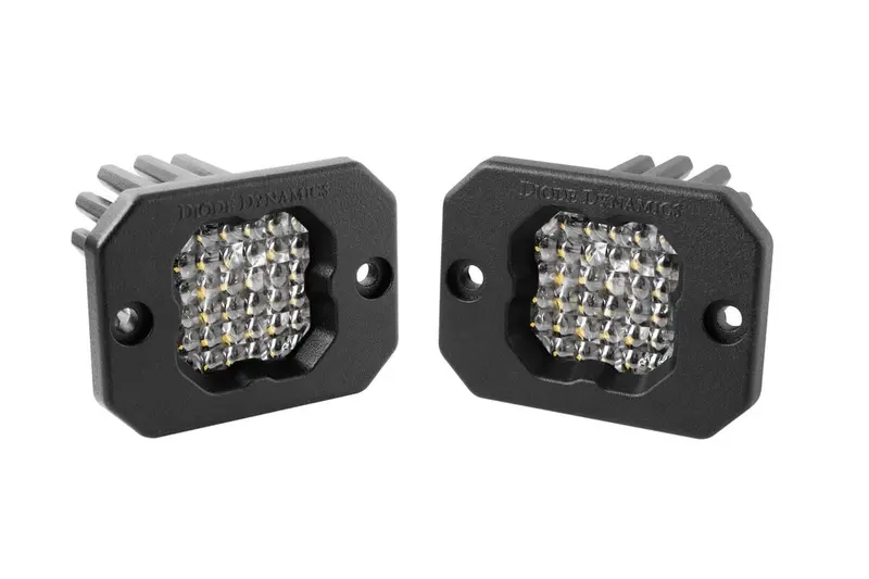 Diode Dynamics Stage Series C1 White Sport Flush Mount Led Pod - Pair 1