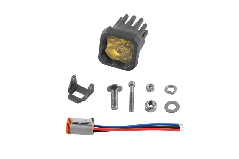 Diode Dynamics Stage Series C1 Yellow Pro Standard Led Pod - Single 1