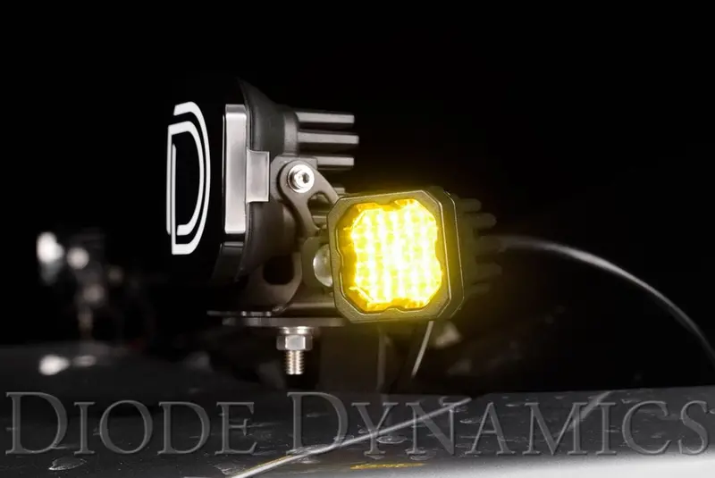 Diode Dynamics Stage Series C1 Yellow Sport Standard Led Pod - Pair 3