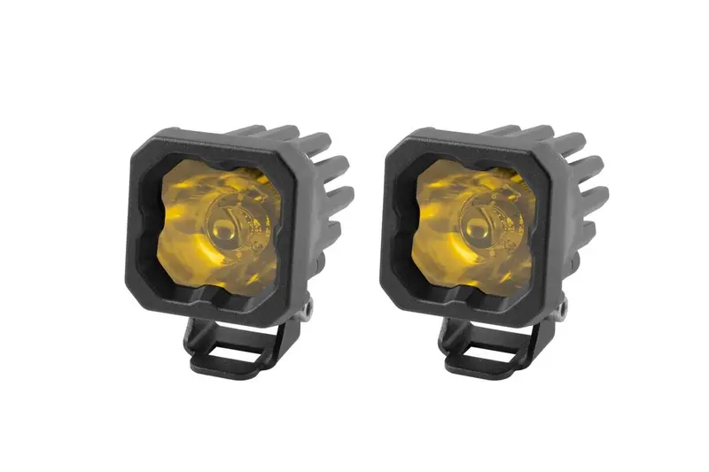Diode Dynamics Stage Series C1 Yellow Sport Standard Led Pod - Pair 3