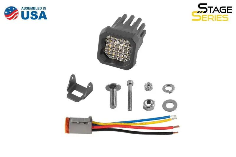 Diode Dynamics Stage Series C1r White Flood Standard Led Pod - Single 1