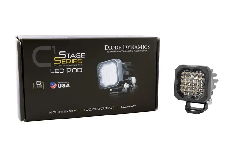 Diode Dynamics Stage Series C1r White Flood Standard Led Pod - Single 2