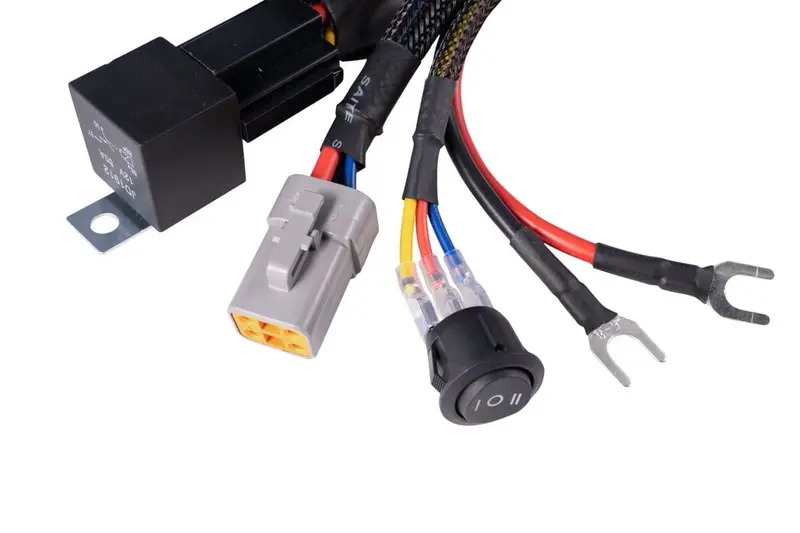 Diode Dynamics Ultra Heavy Duty Single 4-Pin Output Harness Wiring 2