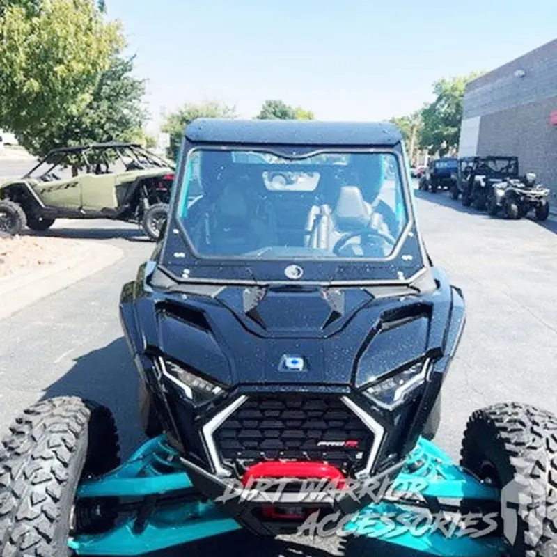 Dirt Warrior '25+ Polaris Rzr Pro R Front Windshield 1