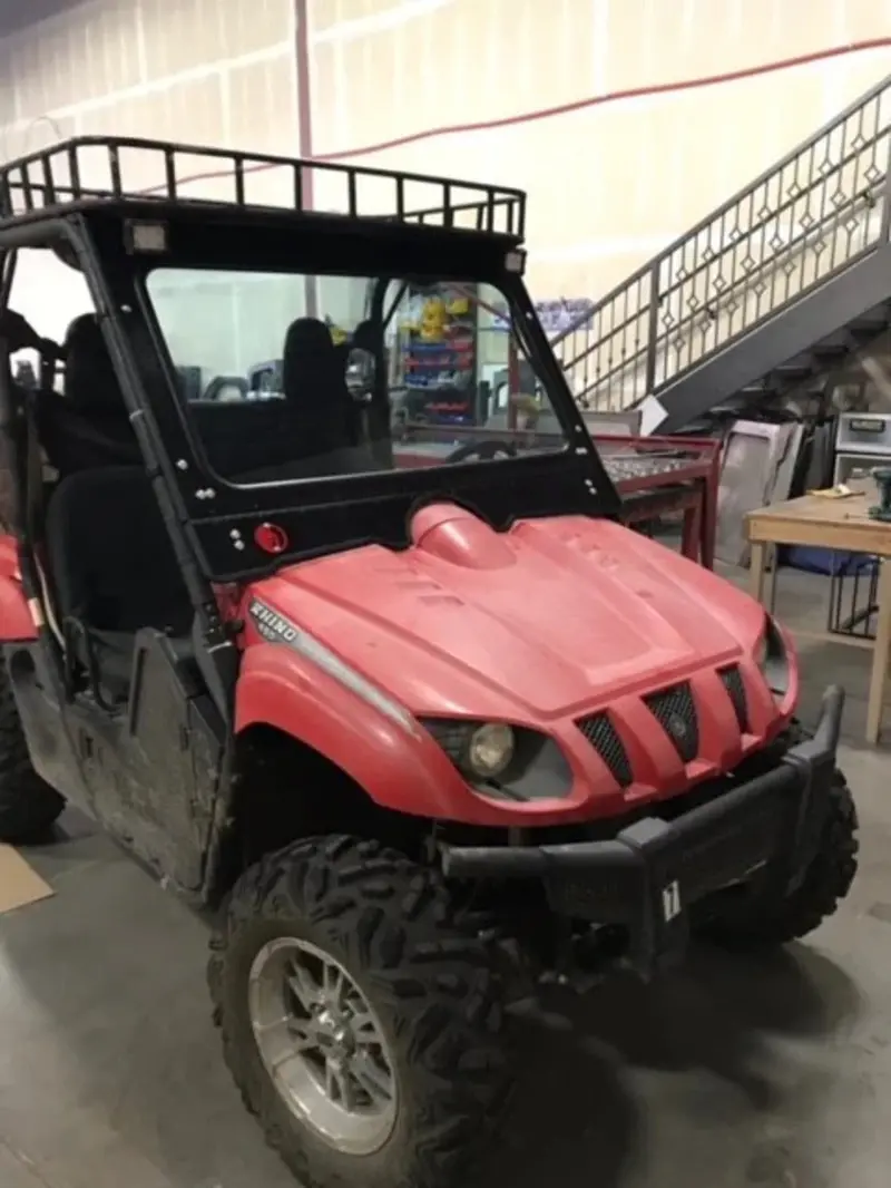 Dirt Warrior Accessories 05-'12 Yamaha Rhino Front Windshield 1