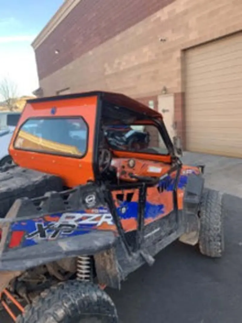 Dirt Warrior Accessories '11-'13 Polaris Rzr Xp 900 Rear Windshield 2
