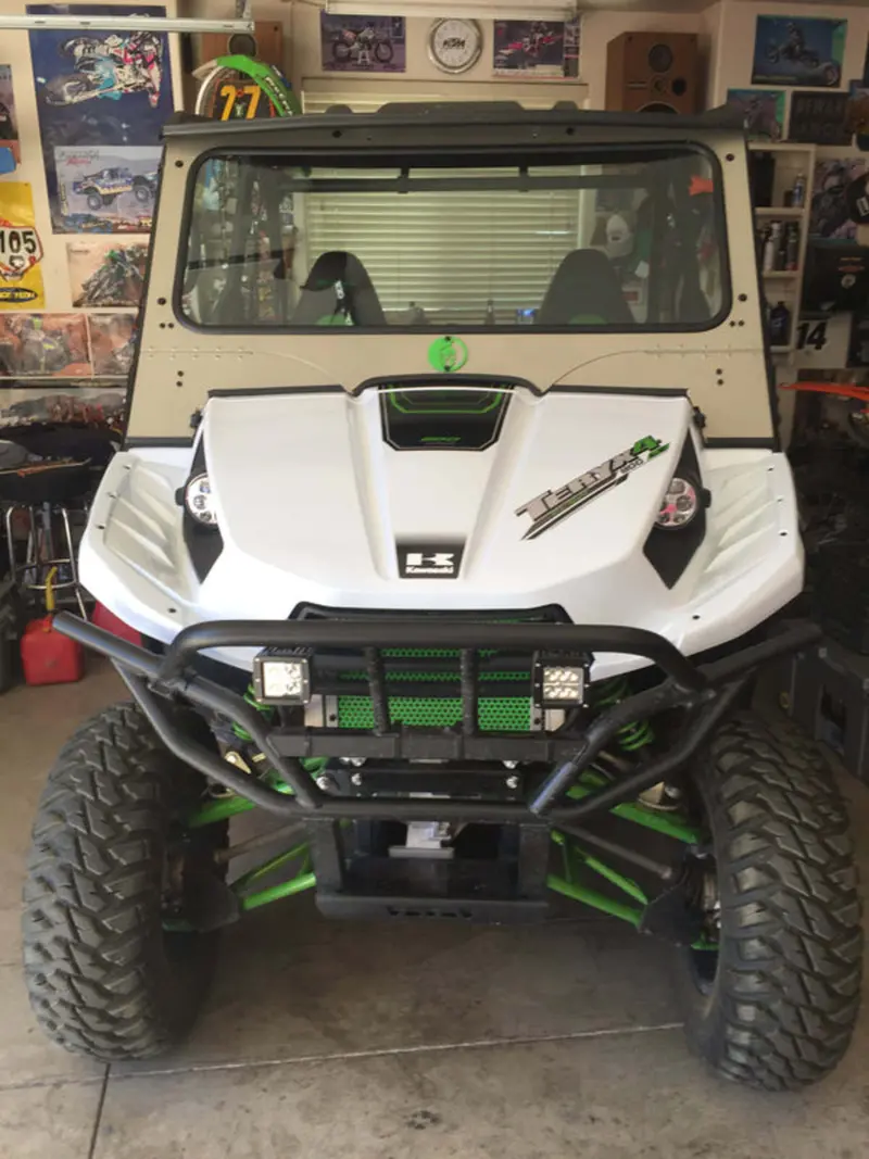 Dirt Warrior Accessories '12-'15 Kawasaki Teryx Front Windshield 1
