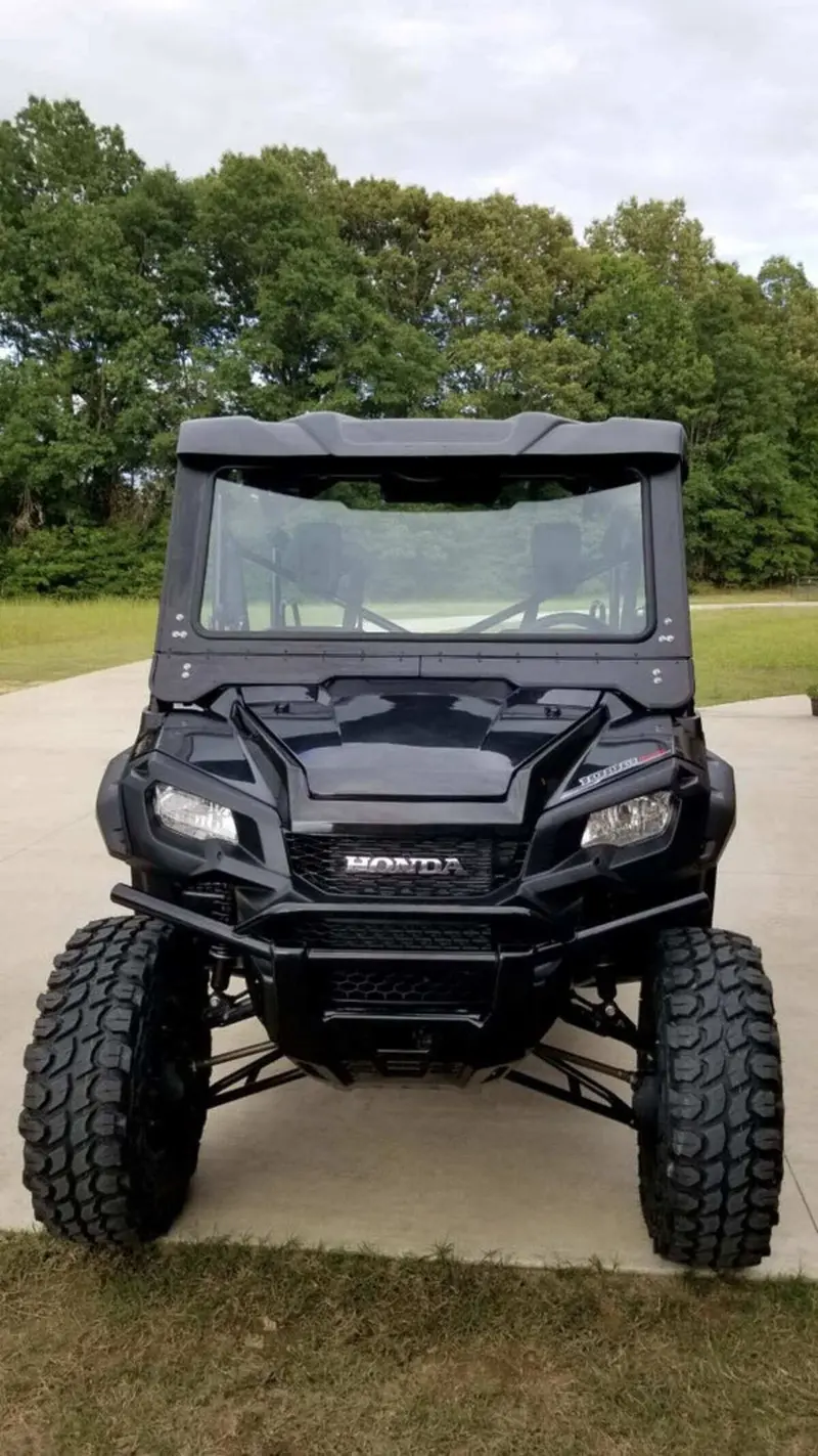 Dirt Warrior Accessories '16+ Honda Pioneer 1000 Front Windshield 1