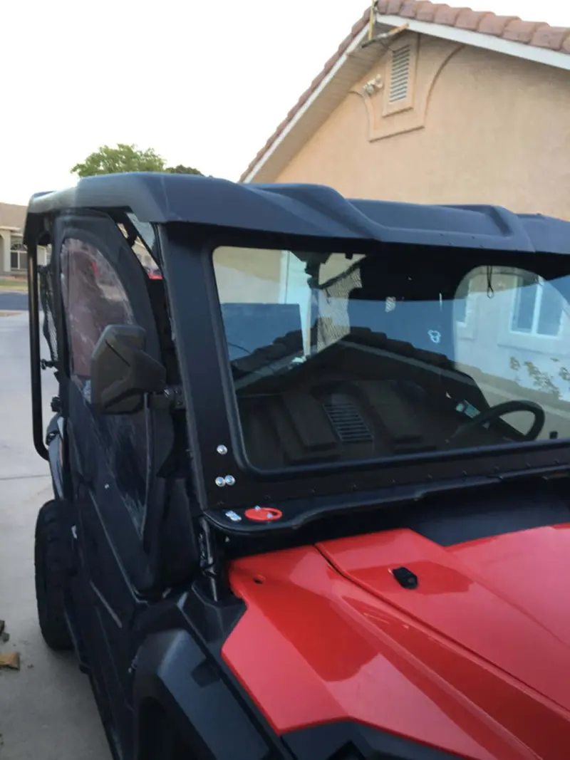 Dirt Warrior Accessories '16+ Honda Pioneer 1000 Front Windshield 2