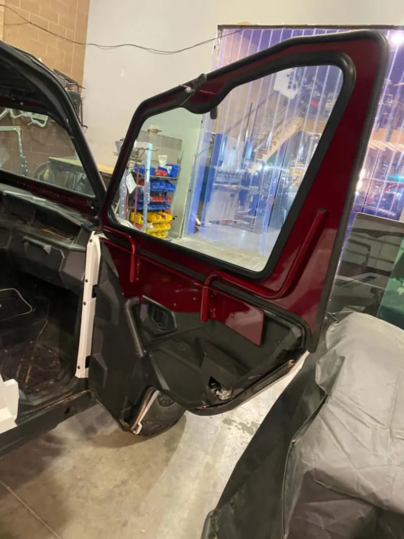 Dirt Warrior Accessories '16 Polaris General 4-Seat Cab Enclosure Upper Side Doors Panels 1