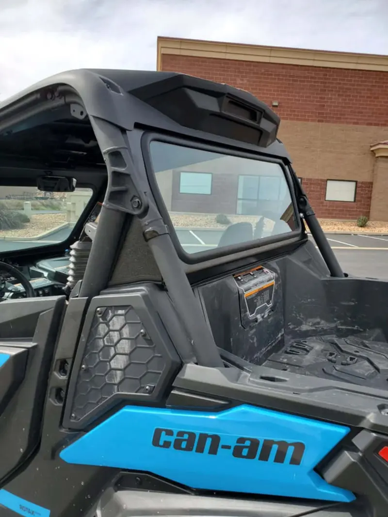 Dirt Warrior Accessories '18+ Can-Am Maverick Sport/Trail 2-Seat Rear Windshield 1