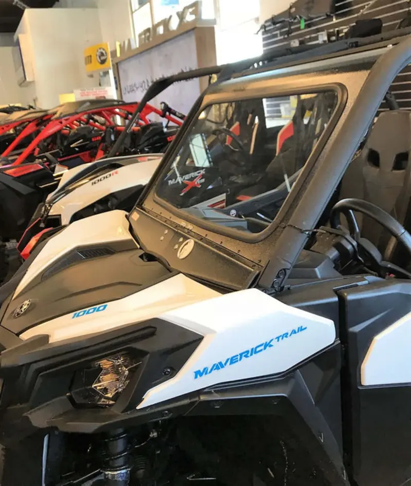 Dirt Warrior Accessories '18+ Can-Am Maverick Sport/Trail Front Windshield 2
