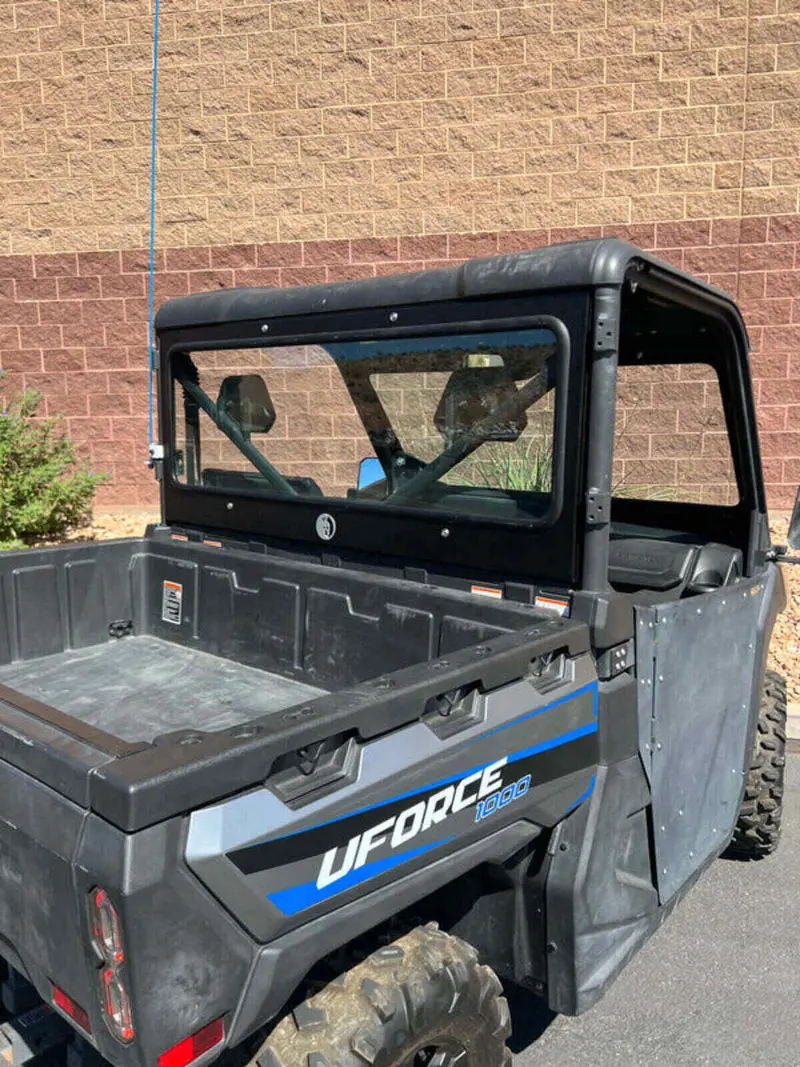 Dirt Warrior Accessories '19+ Cf Moto U Force 1000 Rear Windshield 1