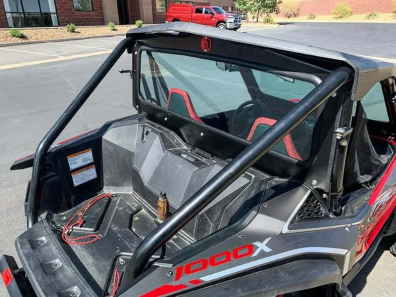 Dirt Warrior Accessories '19+ Honda Talon 2-Seat Rear Windshield 1