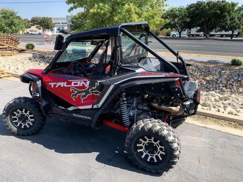 Dirt Warrior Accessories '19+ Honda Talon 2-Seat Rear Windshield 2