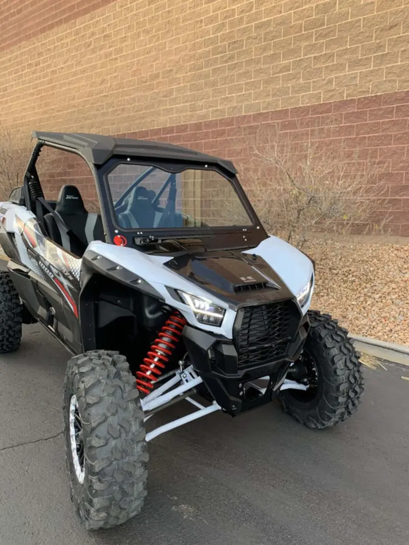 Dirt Warrior Accessories '20+ Kawasaki Teryx/Krx 1000 Front Windshield 1