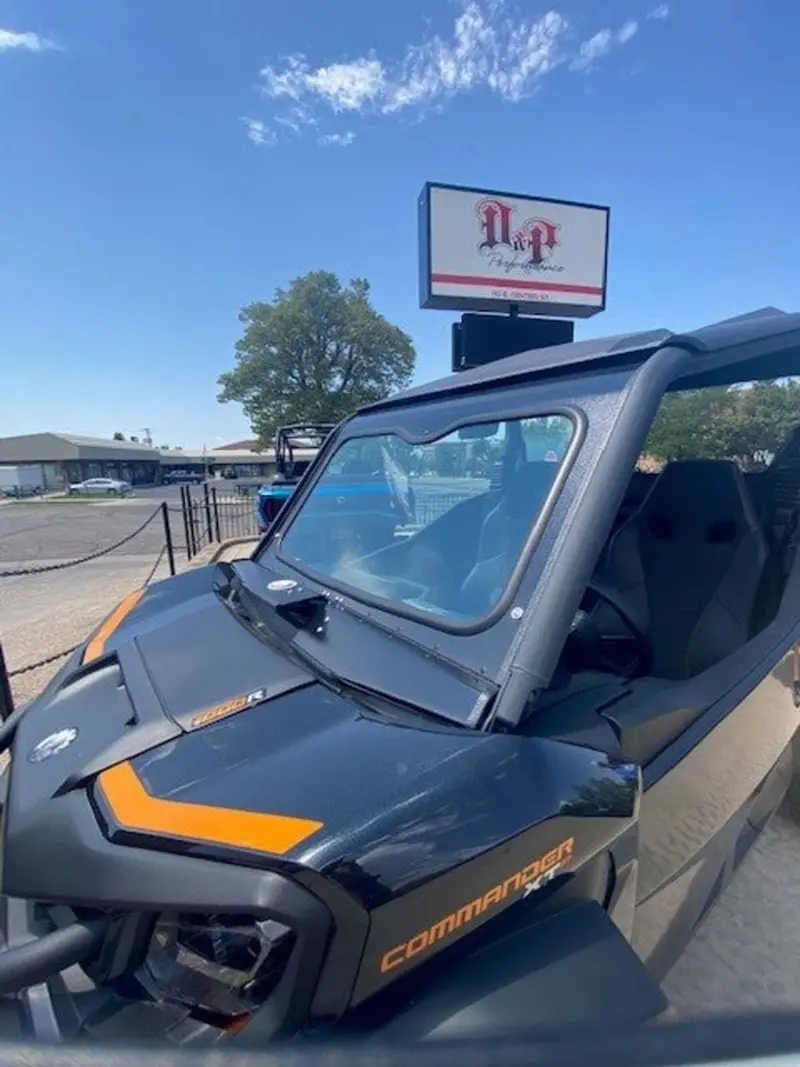 Dirt Warrior Accessories '21+ Can-Am Commander 2-Seat Rear Windshield 1