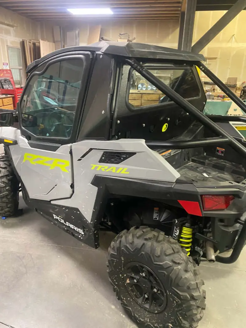 Dirt Warrior Accessories '21+ Polaris 900S/1000S Sport/Trail Rear Windshield 1