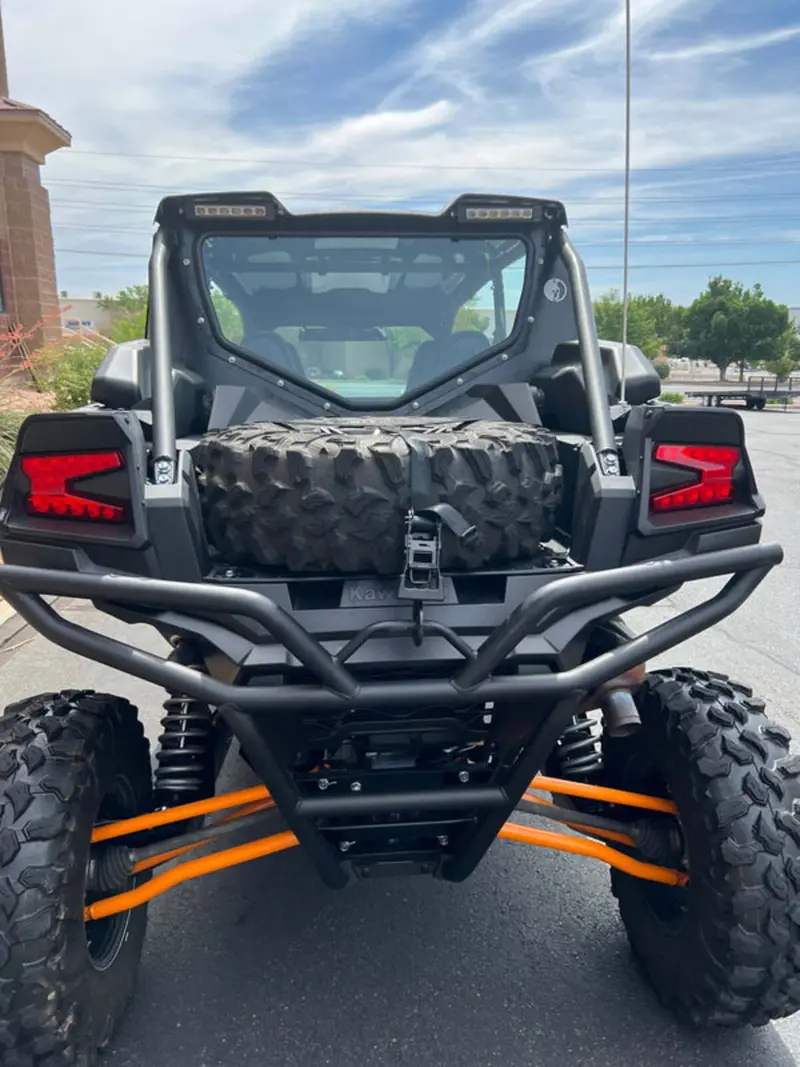 Dirt Warrior Accessories '22+ Kawasaki Teryx/Krx 1000 4-Seat Rear Windshield 1