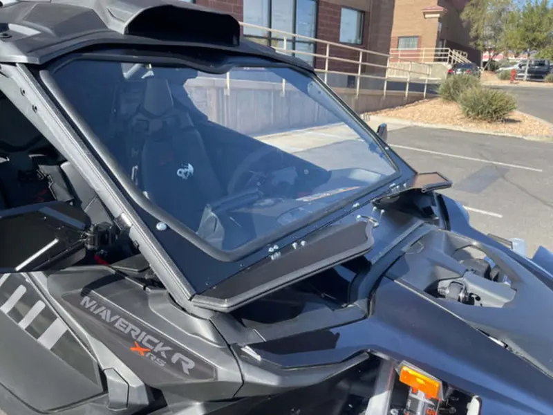Dirt Warrior Accessories '24+ Can-Am Maverick R Front Windshield 1