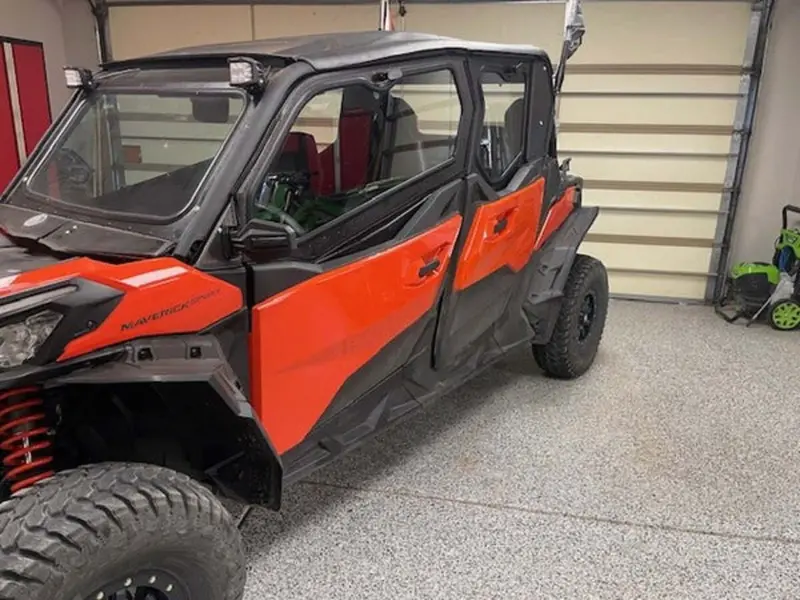 Dirt Warrior Accessories Can-Am Maverick Sport/Trail 4-Seat Cab Enclosure Upper Side Doors Panels 2