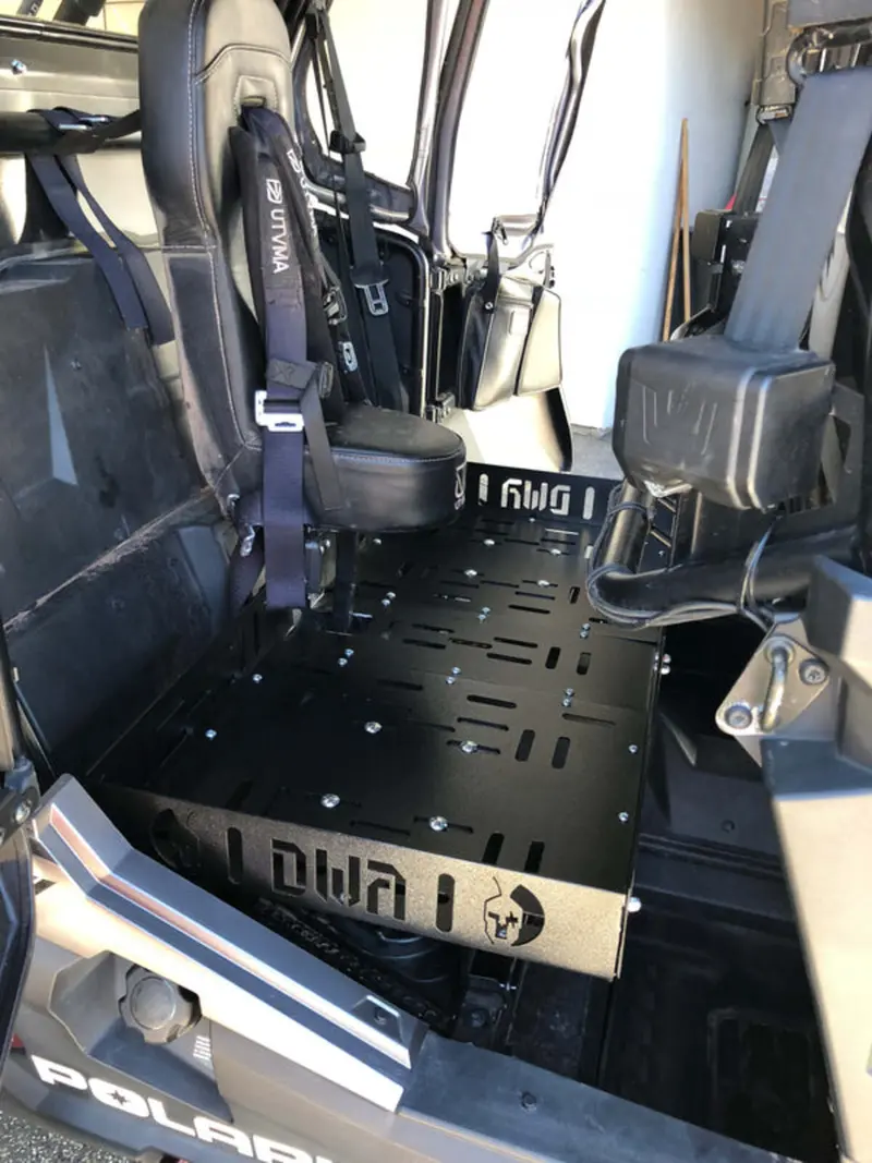 Dirt Warrior Accessories Dirt Warrior Rzr Rear Seat Mounted Cargo Rack 2