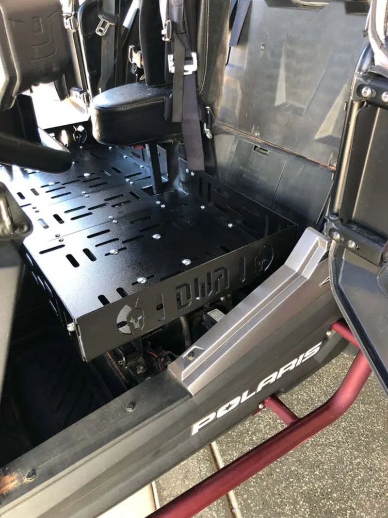 Dirt Warrior Accessories Dirt Warrior Rzr Rear Seat Mounted Cargo Rack 3