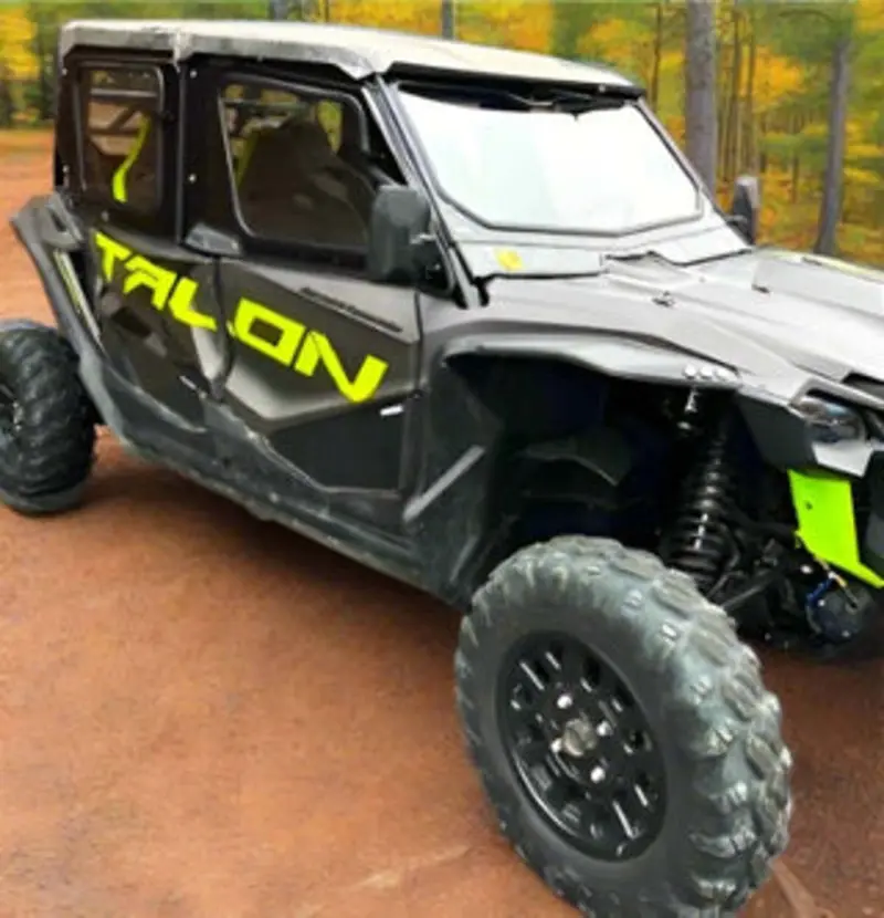 Dirt Warrior Accessories Honda Talon 4-Seat Cab Enclosure Upper Side Doors Panels 1