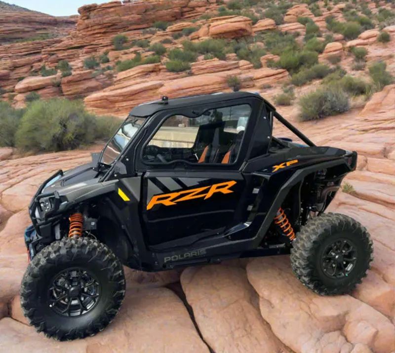 Dirt Warrior Accessories Polaris Rzr 1000Xp 2024 2-Seat Cab Enclosure Upper Side Doors Panels 1
