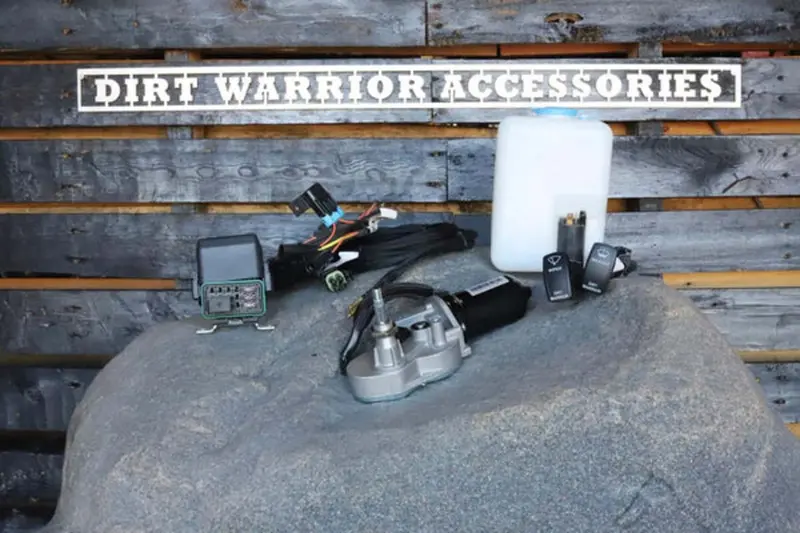 Dirt Warrior Accessories Polaris Rzr Xp 1000/Turbo/Turbo S Electric Windshield Wiper Kit 1
