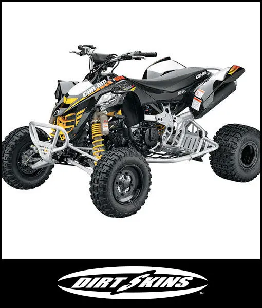 Dirtskins - 2008 Bombardier Ds450 Shock Covers 1