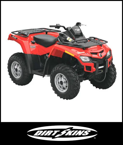 Dirtskins - 2008 Bombardier Outlander 650 Shock Covers 1