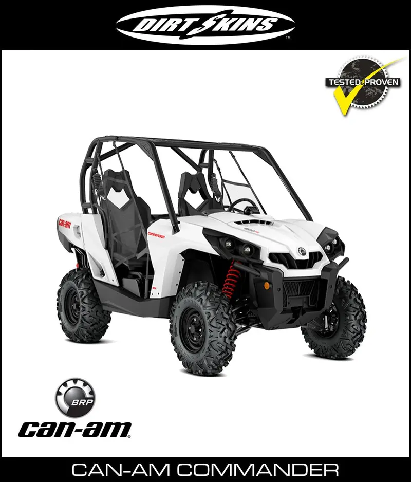 Dirtskins - Can-Am Commander Shock Covers 1