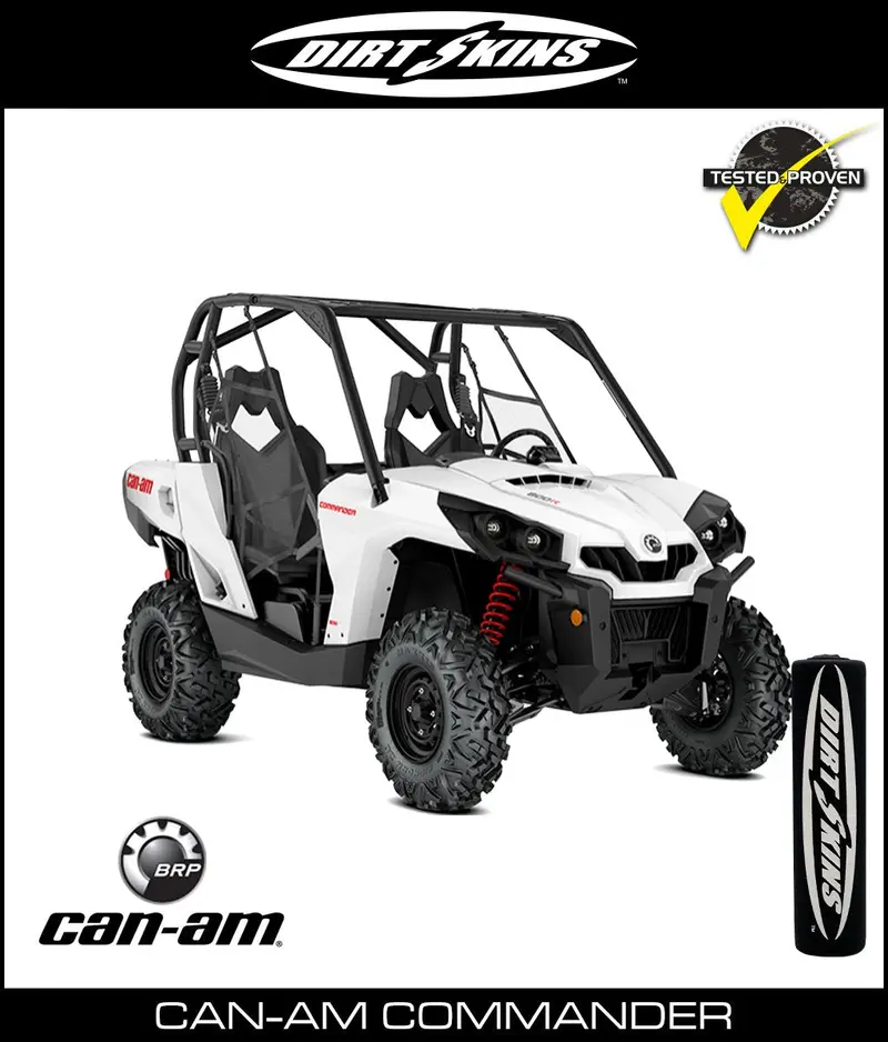 Dirtskins - Can-Am Commander Shock Covers 2