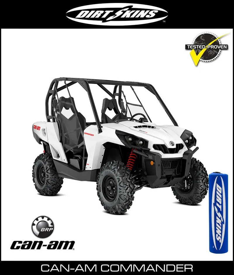 Dirtskins - Can-Am Commander Shock Covers 3