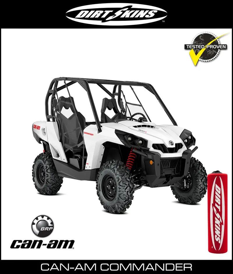 Dirtskins - Can-Am Commander Shock Covers 4