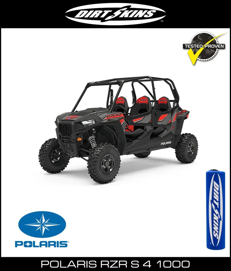 Dirtskins - Polaris Rzr S4 1000 Shock Covers 3