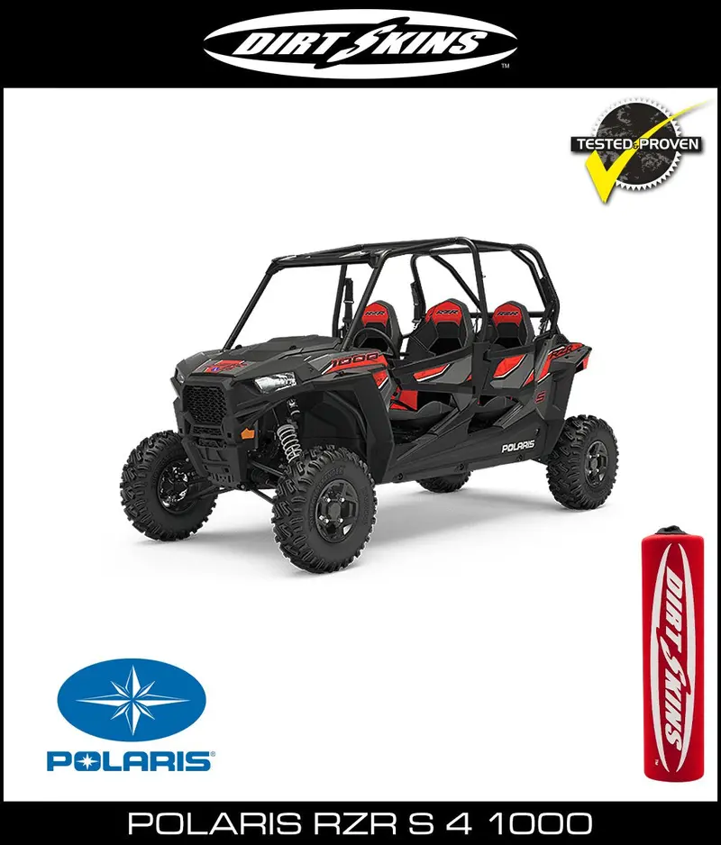 Dirtskins - Polaris Rzr S4 1000 Shock Covers 3