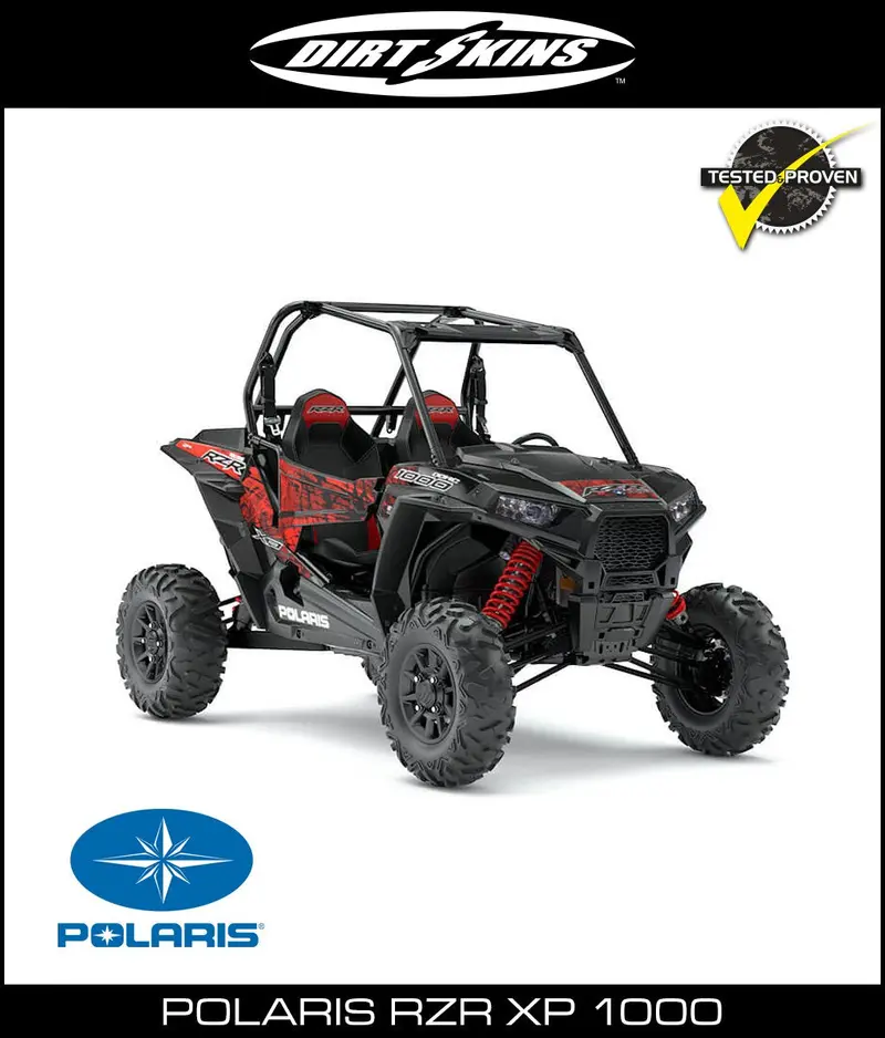 Dirtskins - Polaris Rzr Xp 1000 Shock Covers 1