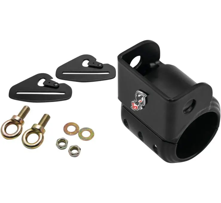 Dragonfire Racing Harness Anchor Kits Black - 1.75" 1