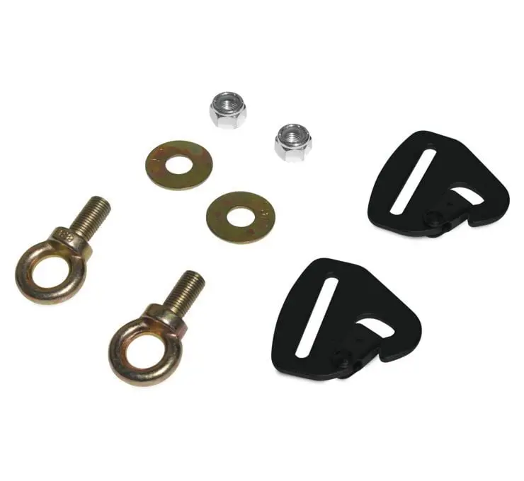 Dragonfire Racing Quick Release Snap Hook Harness Tab Kits 2" 1