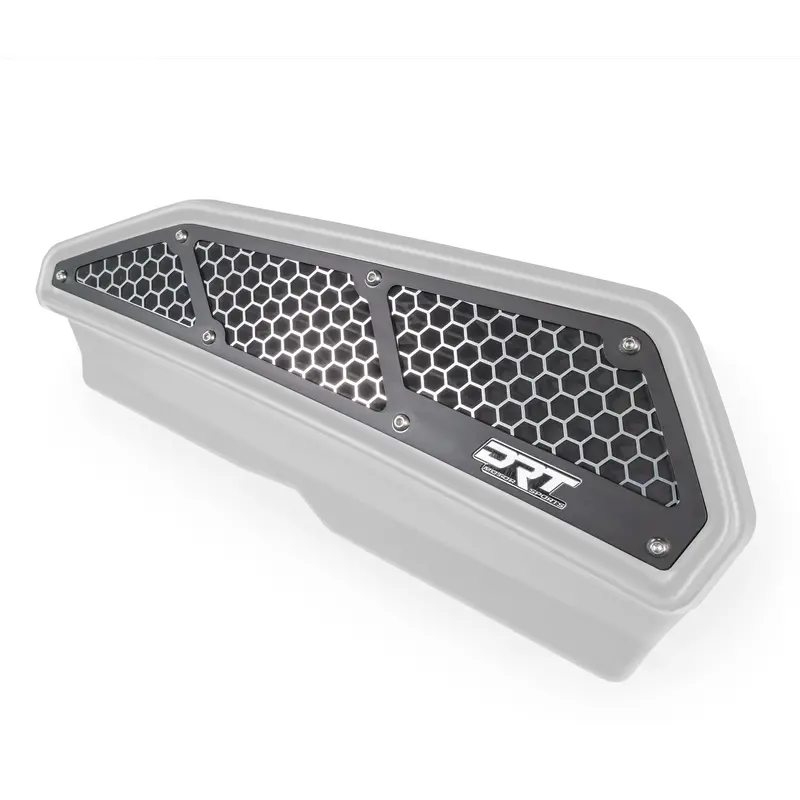 Drt Kawasaki Teryx Krx/4 1000 Air Intake Vent Cover Set (Black/Raw) 1