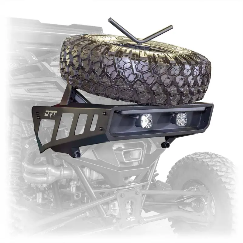 Drt Polaris Rzr Pro R Desert Runner Fixed Tire Carrier 1