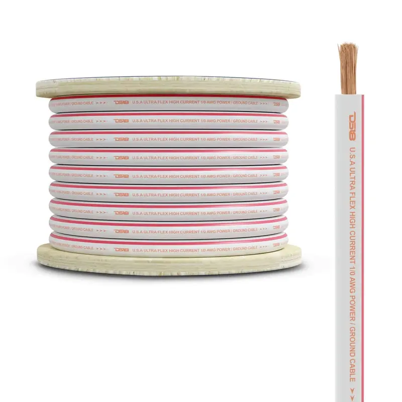Ds18 0-Ga Marine Grade Tinned 100% Copper Ofc Power Wire - 25 Feet 1