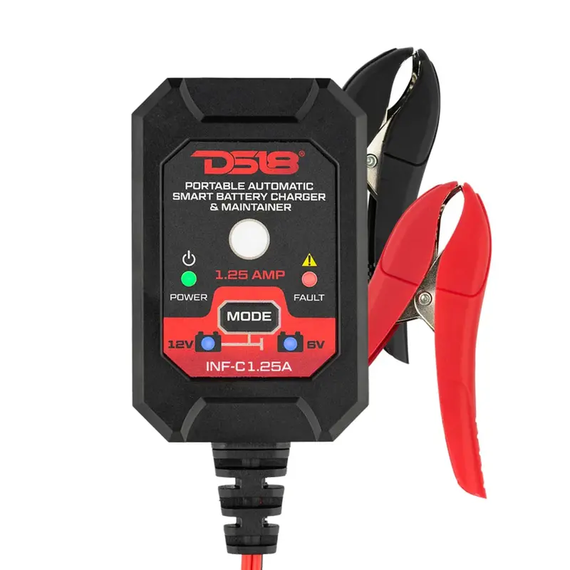 Ds18 1.25 Amp Automatic Smart Car Agm Battery Charger & Maintainer 1